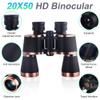 20x50 High Powered Binoculars for AdultsWide Field of View/High Definition Binoculars Professional Binocular for Football GamesConcerts, Travel,Bird WatchingHunting BAK4 Prism FMC Lens (Brown) view 2