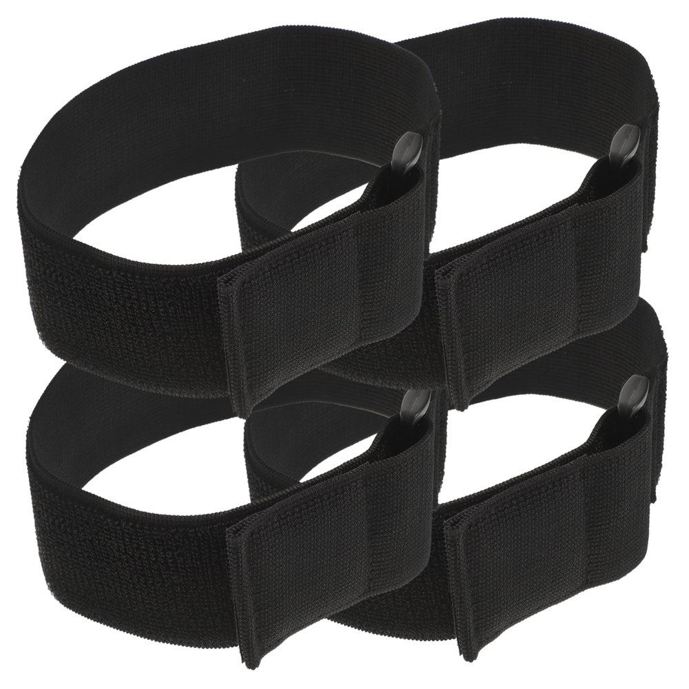DOITOOL 4pcs Elastic Cinch Straps Hook and Arm Straps for Phone Pouch Multipurpose for Organizing Cables Ropes and Outdoor Gear