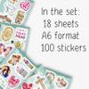 100Pcs Christian Stickers for Water Bottle, Laptop - Religious, Jesus Stickers - Christian Gifts, Party Supplies & Decorations - Gift for Women & Men view 2