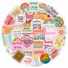 100Pcs Gratitude Stickers for Water Bottle, Thankful Sticker Gratitude Gifts Bulk, Positive Quotes Decals Gifts for Women & Men view 1
