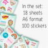 100Pcs Gratitude Stickers for Water Bottle, Thankful Sticker Gratitude Gifts Bulk, Positive Quotes Decals Gifts for Women & Men view 2