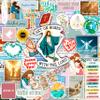 100Pcs Christian Religious Stickers - Prayer Board Supplies Kit for Women - Christian Gifts, Party Supplies - Faith, Praying Stickers- Gift for Women & Men view 1