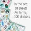 100Pcs Funny Healthcare Stickers and Decals for Water Bottle, Laptop - Funny Healthcare Gifts, Party Supplies & Dacorations - Medical, Nurse, Doctor Stickers Waterproof - Gift for Women & Men view 2