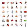 100Pcs Basketball Stickers for Water Bottle, Laptop - Basketball, Party Supplies & Decorations, Gifts for Men & Women view 3