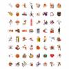100Pcs Basketball Stickers for Water Bottle, Laptop - Basketball, Party Supplies & Decorations, Gifts for Men & Women view 4