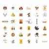 100Pcs Mexico Stickers for Scrapbooking, for Luggage, for Water Bottle - Mexican Stickers and Decals - Mexico Party Supplies & Decorations - Mexican Gifts for Women & Men view 3
