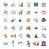 100Pcs Engineering Stickers for Laptop, for Water Bottle - Engineering Gifts & Party Supplies - Engineer Stickers - Gift for Women & Men view 4