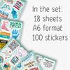 100Pcs Surgical Tech Stickers for Water Bottle, Laptop, Scrub Tech Stickers - Surgical Technologist Gifts Bulk - Gift for Women & Men view 2