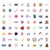 100Pcs Astrology Stickers for Water Bottle, Laptop - Zodiac Stickers - Astrology Gift, Party Decoration - Mystical Decals - Gift for Women & Men view 4