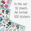 100Pcs Fitness Stickers, Weightlifting Training Gym Stickers for Water Bottle, Laptop - Workout Gifts, Weight Lifting Party Supplies view 2