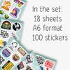 100Pcs DJ Stickers and Decals for Laptop, Water Bottle - DJ Gifts & Party Supplies - Rave, Music Stickers - Gift for Women & Men view 2