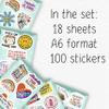 100Pcs Mental Health Stickers for Adults, for Water Bottle - Mental Health Awareness Gifts - Therapist, Counselor Stickers - Gift for Women & Men view 2