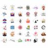 100Pcs Meditation Stickers for Water Bottle and Laptop - Gift for Meditation Lovers - Zen, Chakra Stickers - Gift for Women & Men view 3