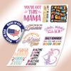 10pcs Mom Life Sticker Sheet, Funny and Cute Vinyl Decals for Mothers, Moms, and Family Life, Waterproof, UV-Resistant, for Laptop, Water Bottle, Journal, Car, Notebook, Phone Case (Design 2) view 3