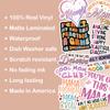 10pcs Mom Life Sticker Sheet, Funny and Cute Vinyl Decals for Mothers, Moms, and Family Life, Waterproof, UV-Resistant, for Laptop, Water Bottle, Journal, Car, Notebook, Phone Case (Design 2) view 4