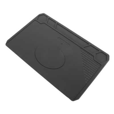 Angoily High-temperature Silicone Soldering Mat Magnetic Base for Electronics Repair and Diy Projects Insulation Pad for Mobile Phone and Digital Device Maintenance