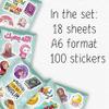 100Pcs Islamic Stickers for Water Bottle, Laptop, Muslim Stickers, Islam Decals - Islamic Party Supplies & Gifts - Gift for Women & Men view 2