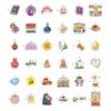 100Pcs Islamic Stickers for Water Bottle, Laptop, Muslim Stickers, Islam Decals - Islamic Party Supplies & Gifts - Gift for Women & Men view 3