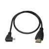 ACGTUY HDMI-Compatible TY>pe A to D 90 Degree M;ic/ro HD to HD Cable Left/Right Angle Compatible with The Digital Camera A6400 GH4 Tablet 30cm/150cm(Right,1.5M) view 2