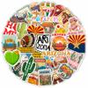 100Pcs Arizona Stickers Small for Water Bottle, Laptops, for Luggage - Arizona Gifts and Souvenirs, Party Supplies - Gift for Women & Men view 1