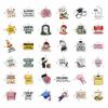 100Pcs College Stickers for Water Bottles, for Laptop, for Planners - Party Supplies for College - Gift for Women & Men view 3