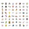 100Pcs College Stickers for Water Bottles, for Laptop, for Planners - Party Supplies for College - Gift for Women & Men view 4