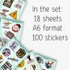 100Pcs Funny Electrician Stickers for Hard Hats, Waterbottle - Electrical Stickers - Electrician Gifts for Men, Party Supplies - Gift for Women & Men view 2