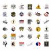 100Pcs Funny Electrician Stickers for Hard Hats, Waterbottle - Electrical Stickers - Electrician Gifts for Men, Party Supplies - Gift for Women & Men view 3