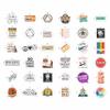 100Pcs Sobriety Stickers Bulk for Water Bottle, Laptop - Recovery Stickers and Decals, Sobriety Gifts for Man, Sober Decals & Party Supplies - Gift for Women & Men view 3