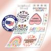10pcs Occupational Therapy Sticker Sheet, Uplifting Vinyl Decals for OT Practitioners, Students, Clinic Teams, Waterproof, UV-Resistant, for Laptop, Water Bottle, Clipboard, Phone Case (Design 4) view 3