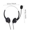 BRIGHTFUFU Wired Headphones USB Multi-Functional Computer Mobile Earbuds Comfortable Pu Design for Gaming Work Study view 2