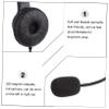 BRIGHTFUFU Wired Headphones USB Multi-Functional Computer Mobile Earbuds Comfortable Pu Design for Gaming Work Study view 4