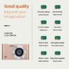 4K Digital Camera, Auto Focus 16x Zoom 48MP Vlogging Camera with 2.4 Inch Screen, Anti Shake Compact Camera with Flash, for Travel Photography (Light Gold) view 2