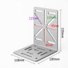 304 Stainless Steel CCTV Surveillance Camera Mount Bracket  Heavy Duty Wall & Ceiling Base for Outdoor or Indoor Security Systems (MON001) view 3