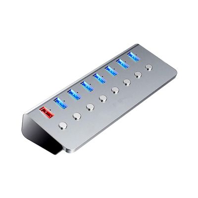 TEHAUX 1Pc Port Hub with Charging Port Extension Tool for Multiple Devices Practical Splitter with Individual Hub for Laptops and More