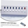 TEHAUX 1Pc Port Hub with Charging Port Extension Tool for Multiple Devices Practical Splitter with Individual Hub for Laptops and More view 4