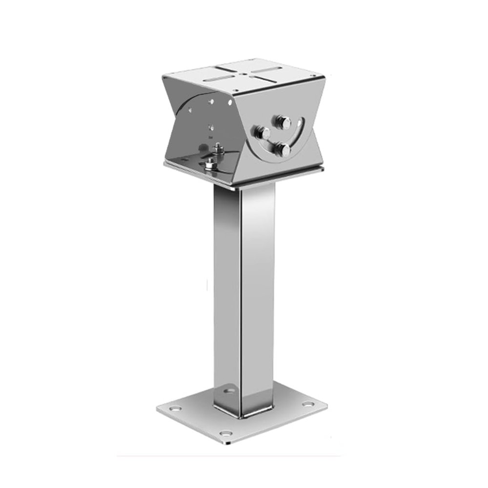 304 Stainless Steel CCTV Surveillance Camera Mount Bracket Heavy Duty Wall & Ceiling Base for Outdoor or Indoor Security Systems (MON010)