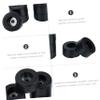 NUOBESTY Rubber Footpad Speakers 8pcs Isolation Cone Base Foot Cone Base Sound Mats for Subwoofer view 3