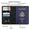 Smart Passport Holder with Built-in Wireless Tracker  MFi Certified  Compatible with Apple Find My  Travel Wallet with Card Slots, Boarding Pass Pocket & SIM Storage  PU Leather (Black) view 2
