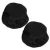 Angoily 2pcs Reusable Headphone Ear Pad Covers Washable Headset Covers Stretchable Fabric Protectors for Headphones view 1