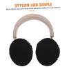 Angoily 2pcs Reusable Headphone Ear Pad Covers Washable Headset Covers Stretchable Fabric Protectors for Headphones view 3