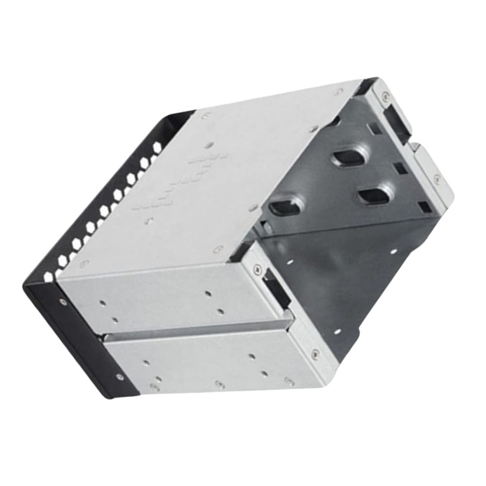 Happyyami 3-Bay Hard Drive Rack Ssd Mount Bracket Aluminum Alloy Easy Install Fit Optical Drive Bay