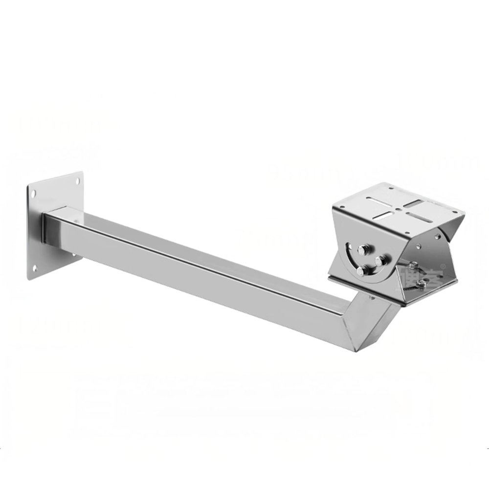 304 Stainless Steel CCTV Surveillance Camera Mount Bracket Heavy Duty Wall & Ceiling Base for Outdoor or Indoor Security Systems (MON012)