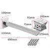 304 Stainless Steel CCTV Surveillance Camera Mount Bracket  Heavy Duty Wall & Ceiling Base for Outdoor or Indoor Security Systems (MON012) view 2