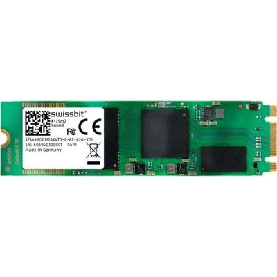 SFSA960GM2AK2TB-I-XC-51G-STD Solid State Drives - SSD Industrial M.2 SATA SSD, X-75m2 (2280) P, 960 GB, 3D TLC Flash, 40C to +85C