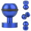 Ball Head Base Mount, Metal Ball Head Base Mount Diving Light Bracket Action Camera Ball Head Base Hot Shoe Mount Hot Shoe Mount 1/4 Screw Hole (Black) (Red) (Blue) view 3