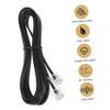 ARTIBETTER 10pcs Slender Telephone Line Landline Cable Connectors Phone Extension Wire Phone Landline for Office and Home view 2