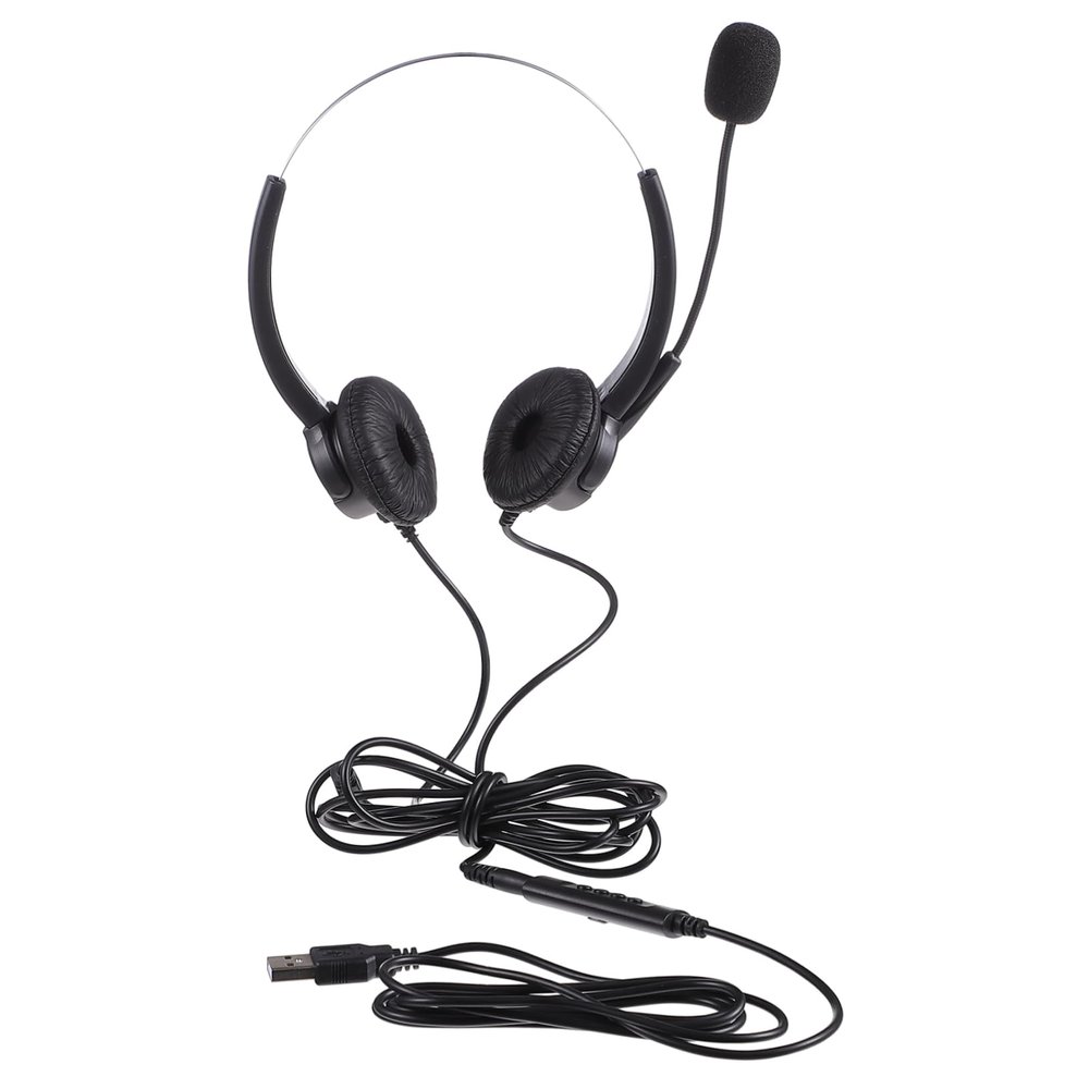 Angoily Pu Material Earbuds Comfortable Over-Ear Pads Headset for Mobile Phone Game