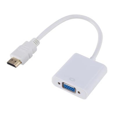 ACGTUY 1080P HDMI-Compatible to Adapter Digital Analog HDMI-Compatible Male to Famale Cable Converter Compatible with The PC TV Tablet(White)