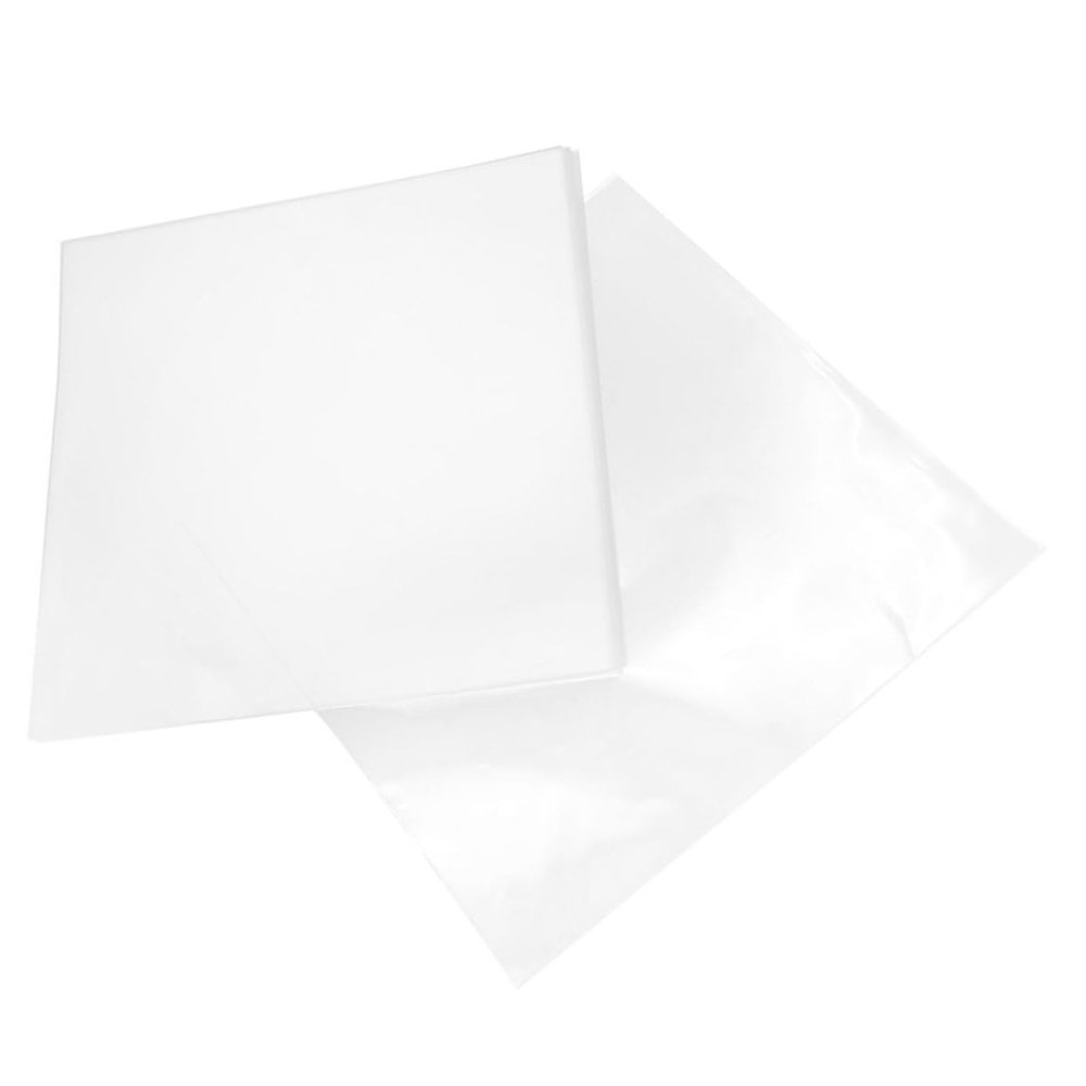 PRETYZOOM 20pcs Self-Adhesive Record Outer Sleeves Protectors for Album Against Scratches and Damage for Record Collections